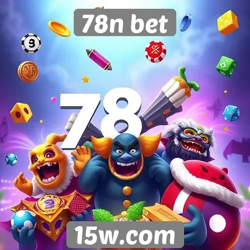 Variedade de jogos disponíveis na plataforma 78n bet